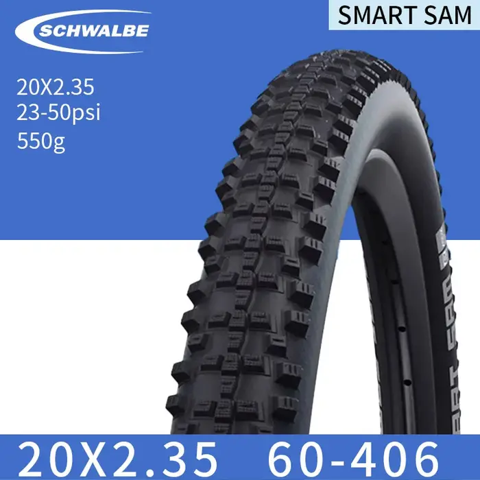 SCHWALBE SMART SAM 16x1.5 18x1.5 18x1.85 20x1.85 20x2.35 pneu de vélo BMX petite roue