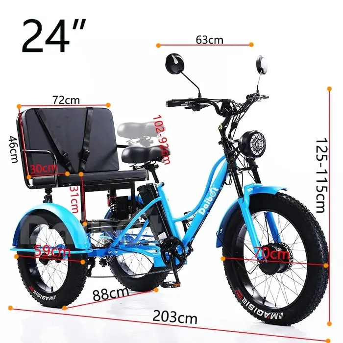 Vélo électrique fatbike pour hommes