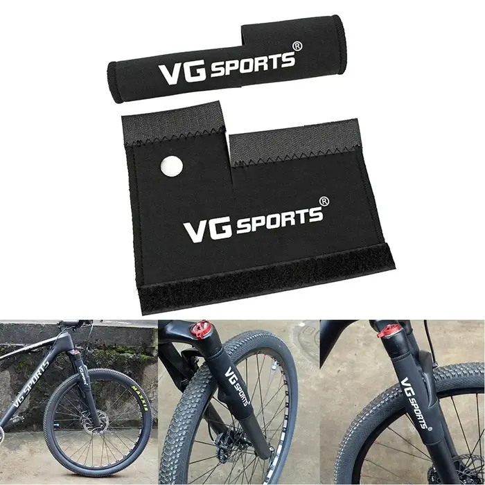 1 paire de coussinets de protection pour fourche avant de vélo