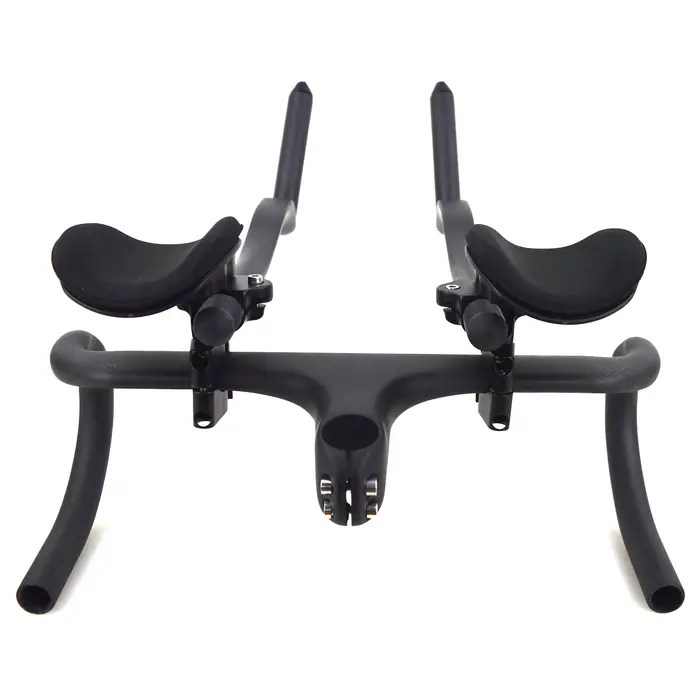 Nouveau guidon de vélo de triathlon et de contre-la-montre en carbone intégral, à forme spéciale, po