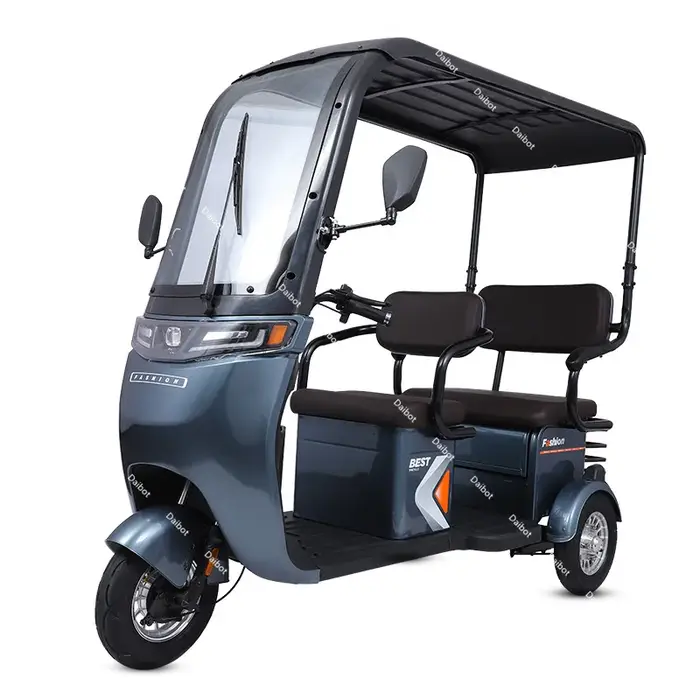 Tricycle électrique puissant 1000w, Scooter de mobilité pour personnes âgées, famille avec toit pour
