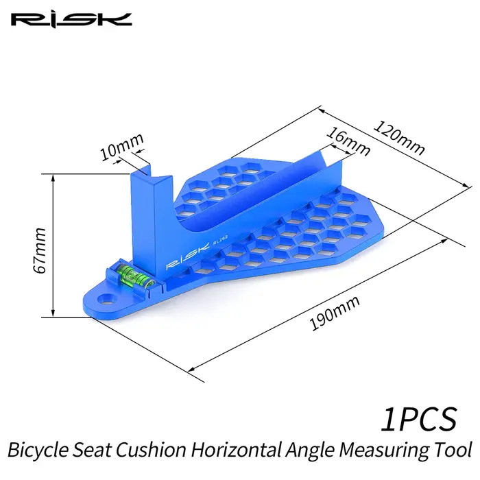 Outil de mesure d'angle Horizontal de selle de vélo, raccord de risque, accessoires de jauge de nive