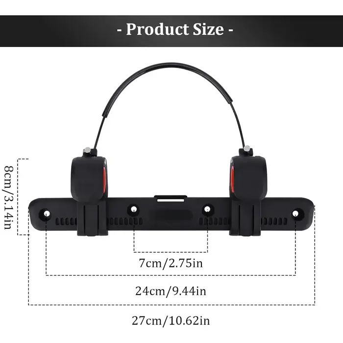 Boucle de fixation pour sacoche latérale de vélo