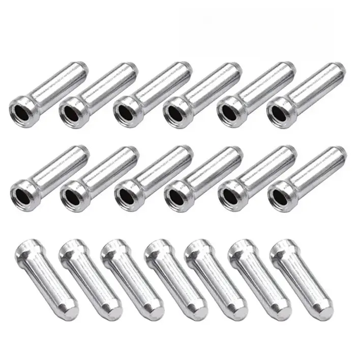 Embouts de câble de frein et de dérailleur en aluminium pour vélo, embouts de fil intérieur de dérai