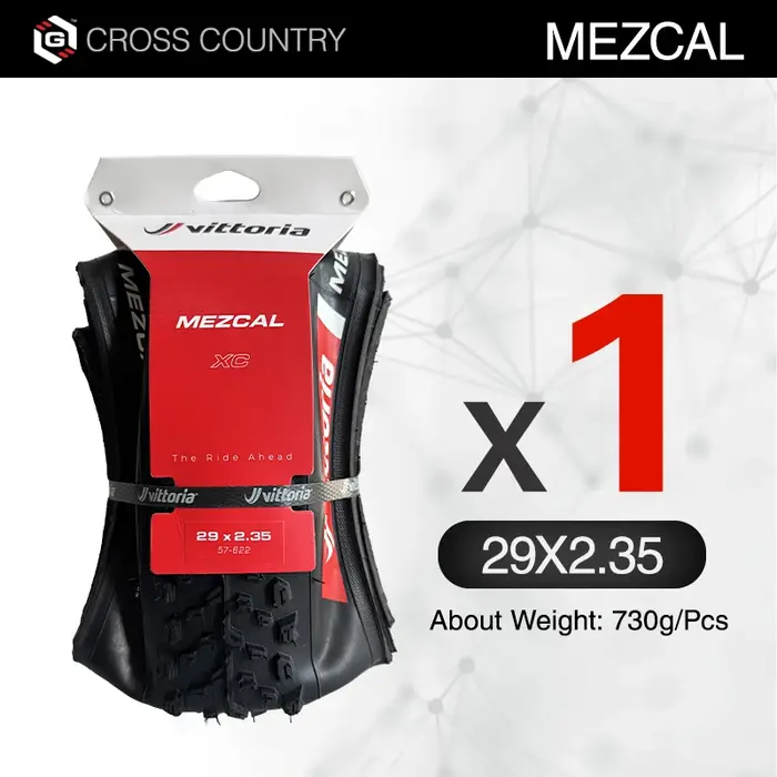 Pneu de VTT Vittoria Mezcal XC Sport 29, 29x2.25/2.35 pouces, tubeless, nylon 60TPI, pneu pliable to