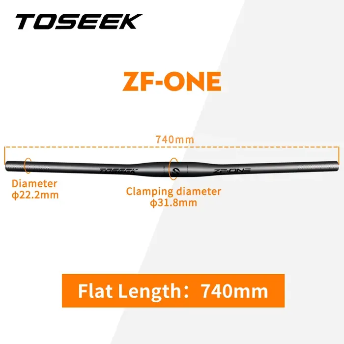 TOSEEK ZF-ONE vtt guidon de vélo en carbone