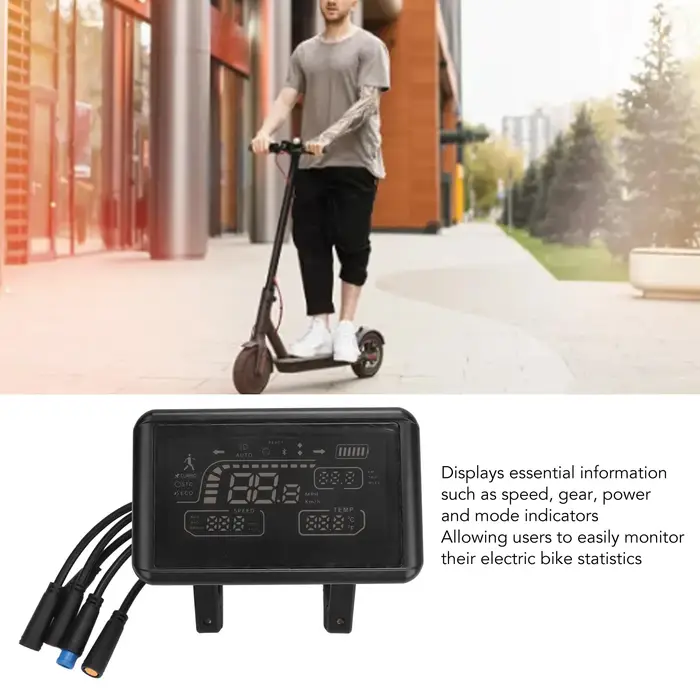 Panneau d'affichage de vélo électrique