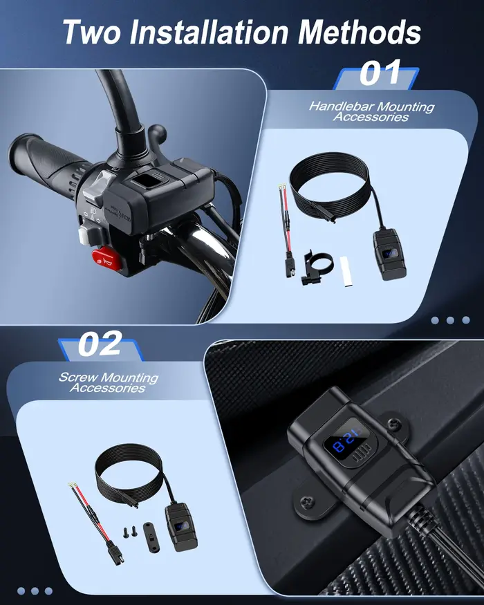 Chargeur de moto pour téléphone