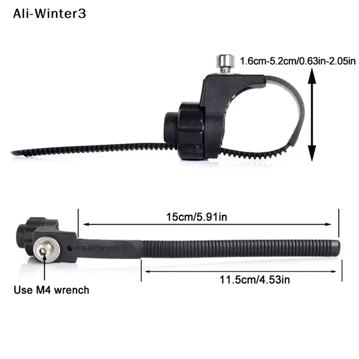 Support de fixation pour fourche de vélo en 2 pièces