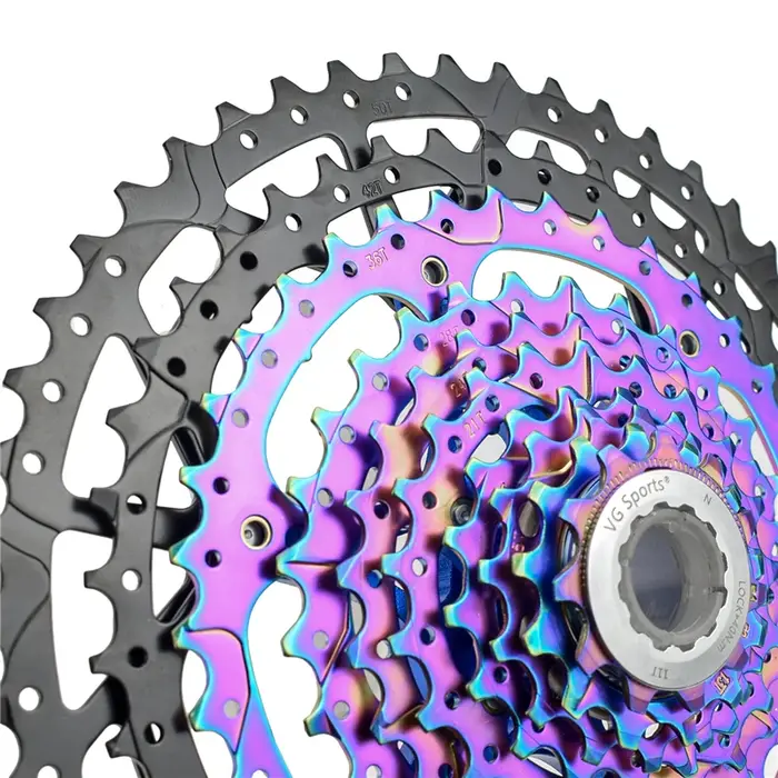 8 9 10 11 12 vitesses arc-en-ciel vélo Cassette VTT roue libre