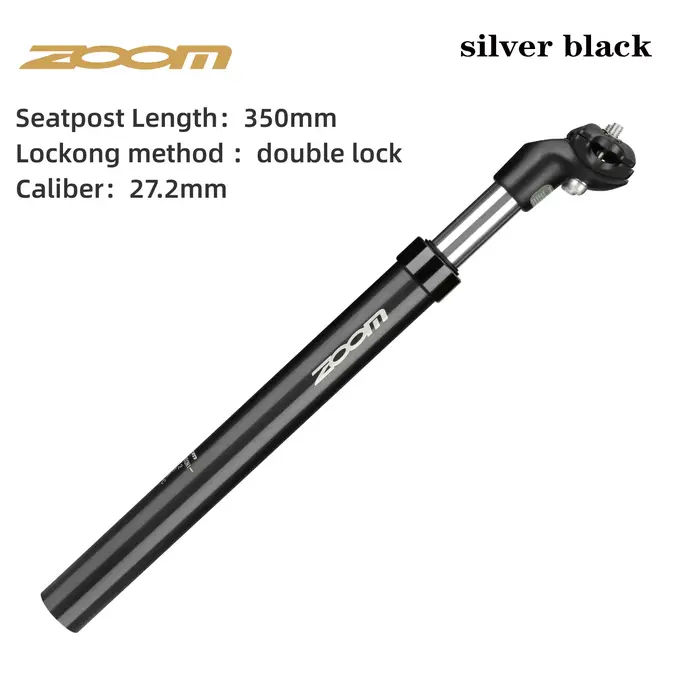 ZOOM tige de selle de vélo 27.2/28.6/30.0/30.4/30.9/31.6/33.9mm tige de selle de vélo de montagne/vé
