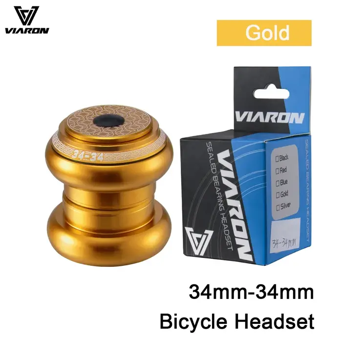 VIARON – casque de vélo vtt 1 1/8 34MM, roulement scellé 44MM, casques semi-intégrés pour fourche à 