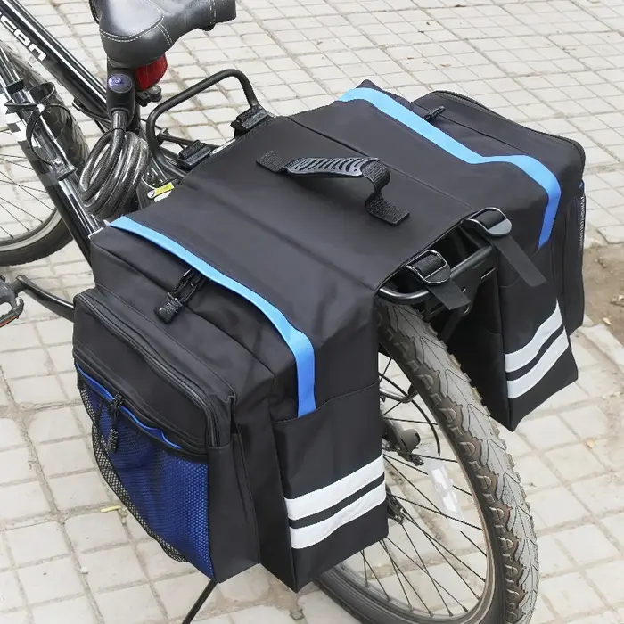 Sacoche de vélo arrière double face haute capacité