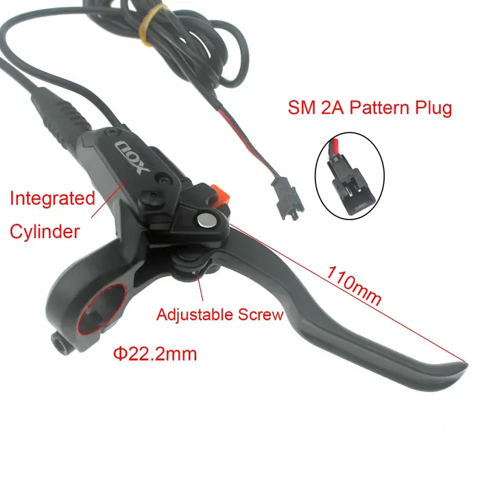 XOD e-bike vélo pliant électrique vtt frein à disque hydraulique mise hors tension pour la conduite