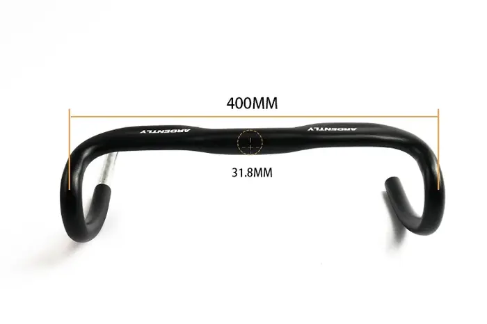 Guidon de vélo de route en aluminium à pignon fixe