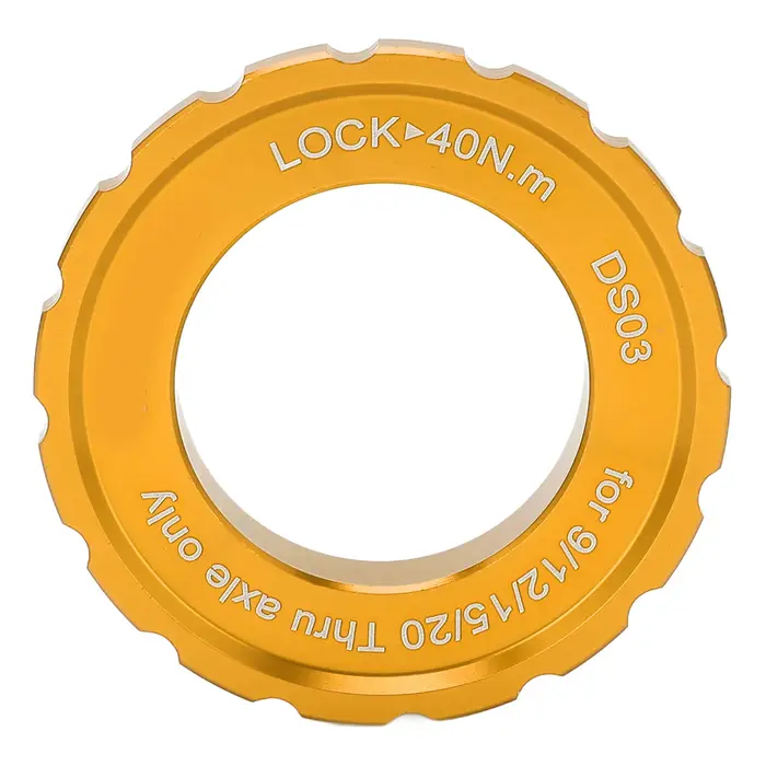 Bague de blocage Centerlock pour moyeu de roue, axe central et rotor de disque de frein de vélo et V