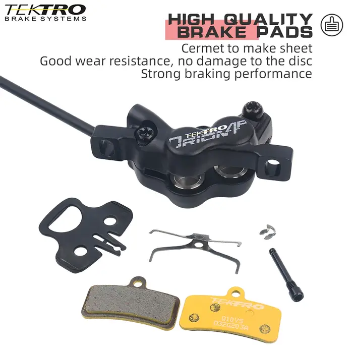 Frein à disque hydraulique VTT TEKTRO 4 pistons HD-M745 avec câble interne