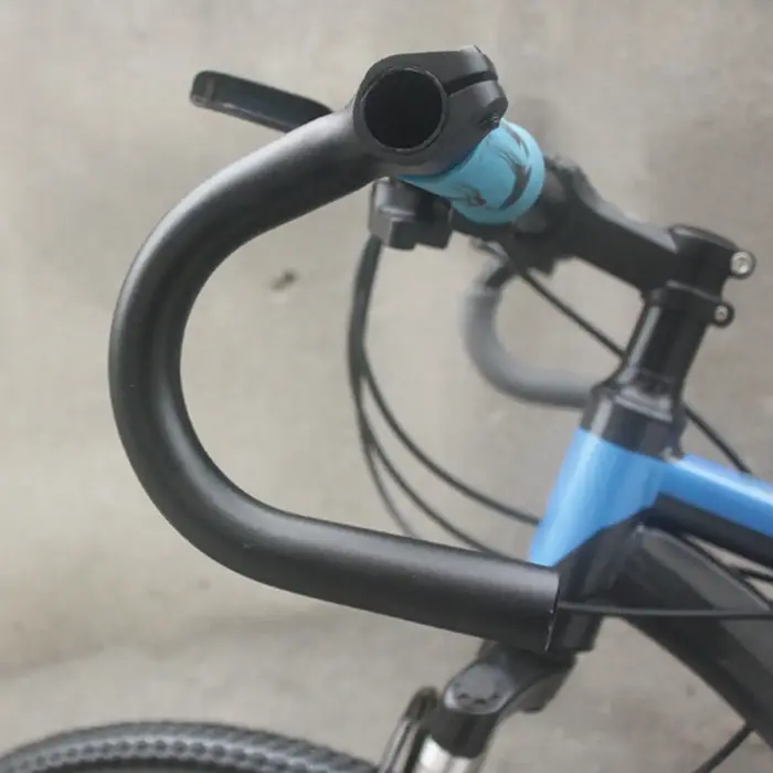 Barres de direction auxiliaires pour vélo, en alliage d'aluminium, pour conversion de VTT en vélo de route, guidon courbé