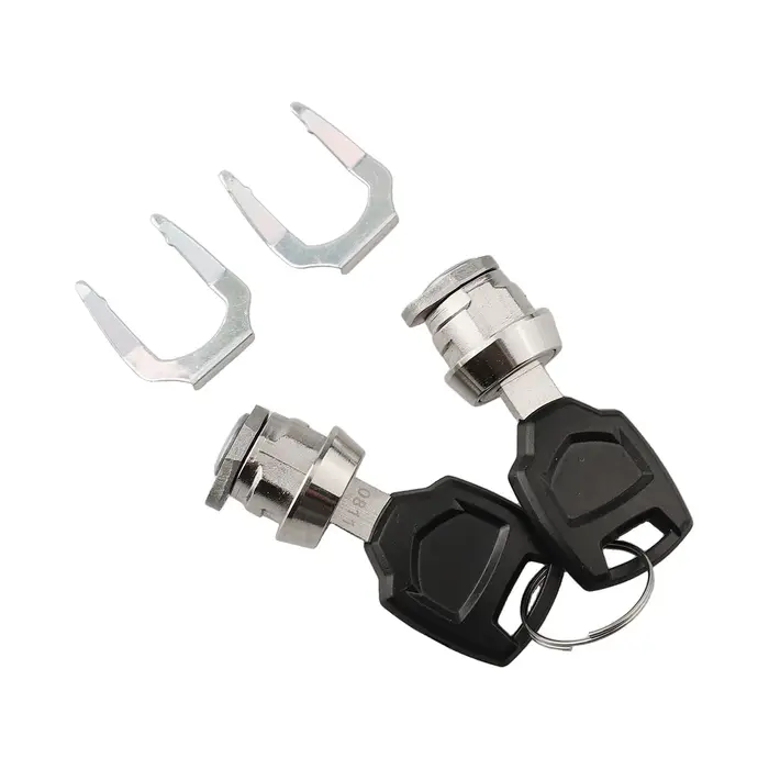 Accessoires de serrure de bagage de moto 2 clés cylindre de serrure de moto accessoires de moto mult