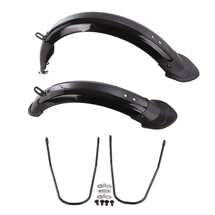 Jeu de garde-boue pour vélo pliant, incassable, pour roues 12 en effet/14
