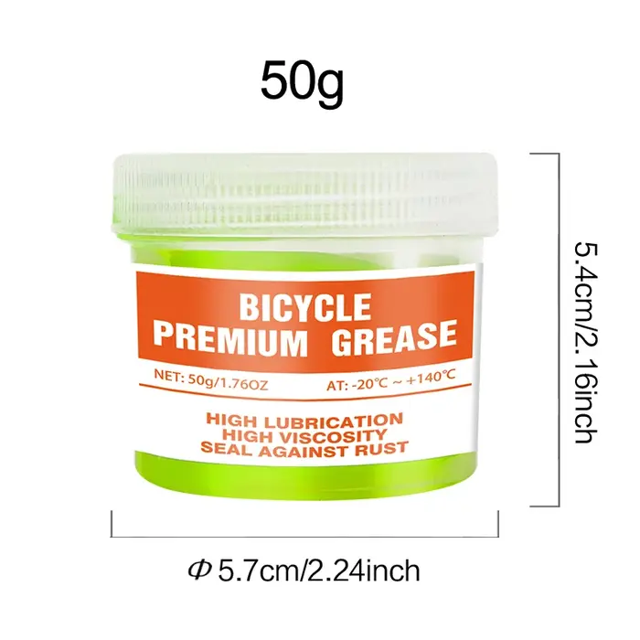 Graisse Premium pour vélo, haute lubrification, scellée à la rouille, entretien du tambour de vélo, 