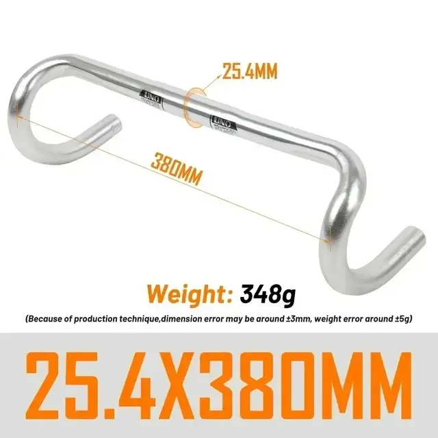 Guidon de vélo de course ultraléger en alliage d'aluminium