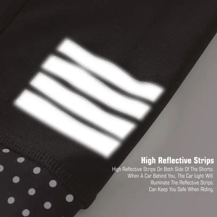 KEMALOCE short de cyclisme hommes blanc noir & gris & rouge Gel Pad été vélo Shorts course sur route