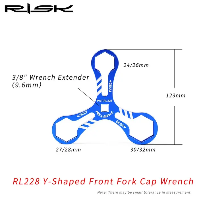 RISK-Capuchon de fourche de vélo en aluminium 6 en 1