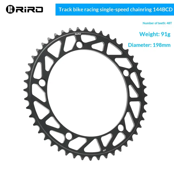 Plateau de pédalier de course RIRO 144BCD - Options 48T 49T 51T