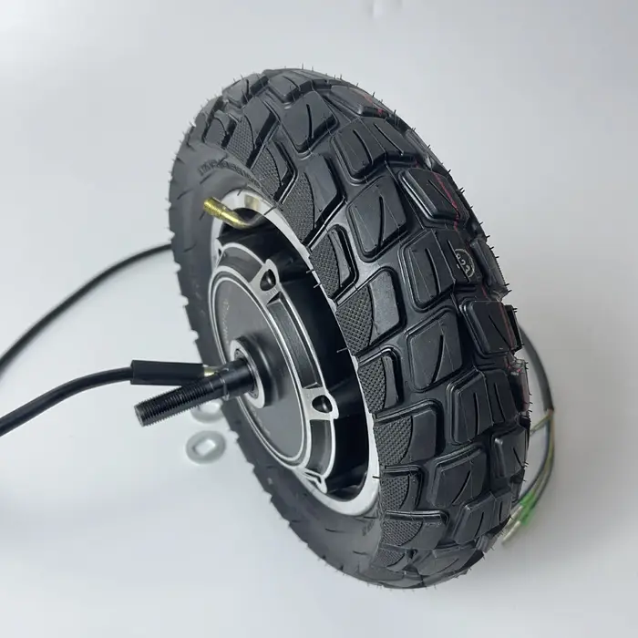 Roue de moteur de vélo électrique pour scooter pliant à double entraînement