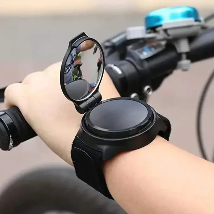 Rétroviseur de vélo avec bracelet