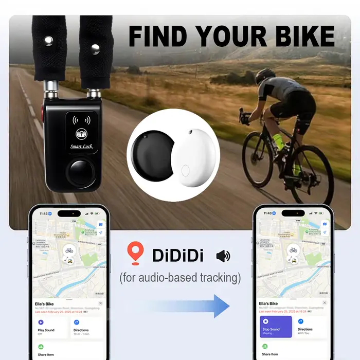 Antivol intelligent pour vélo/moto : contrôle sans clé via application