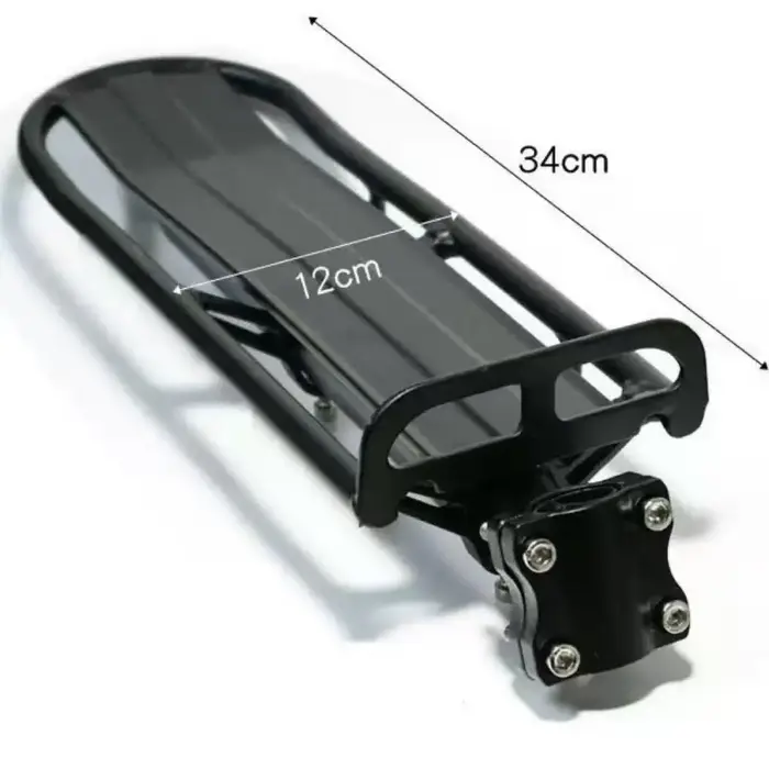 Porte-bagages de vélo en alliage d'aluminium