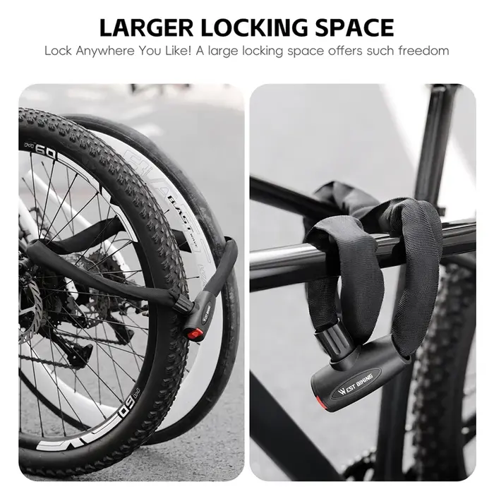 WEST BIKING – serrure de vélo antivol