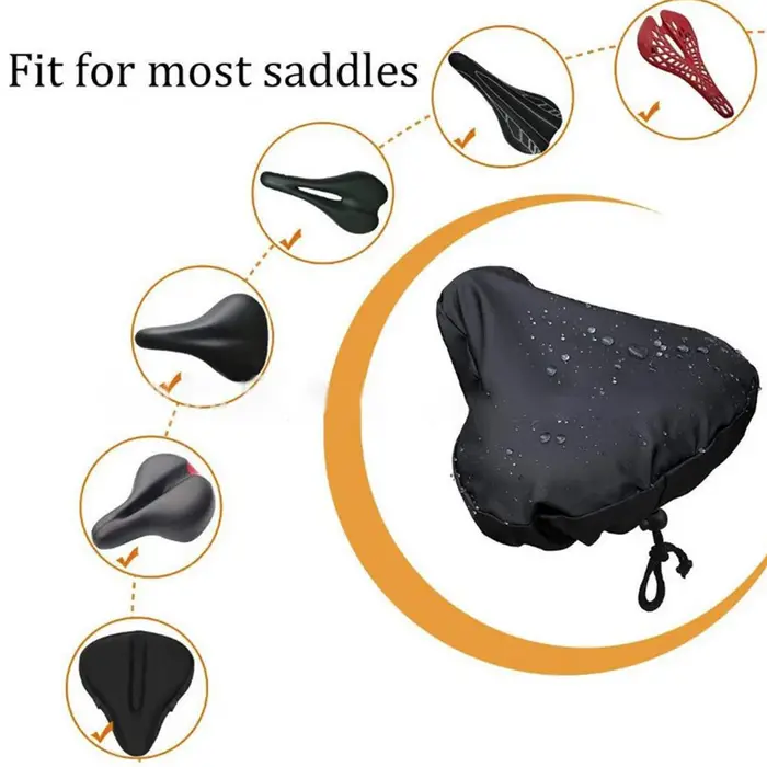 Housse de protection imperméable pour selle de vélo