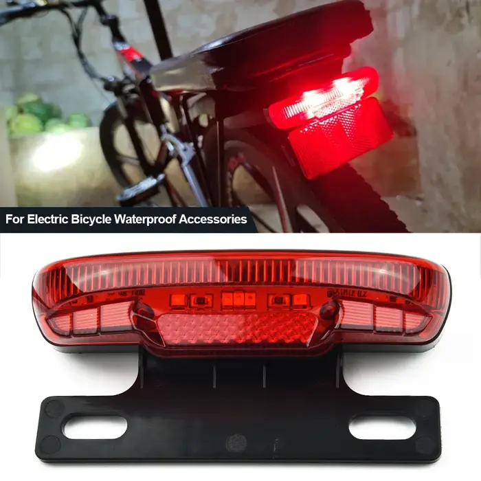 Feu arrière de vélo électrique 36-60V