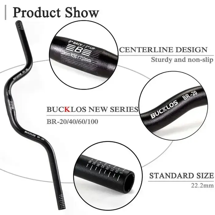 Guidon de vélo BUCKLOS 25