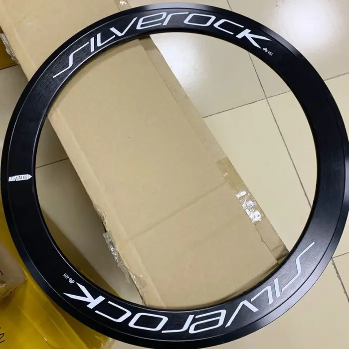 Jantes SILVEROCK SR42 Aero 22" 451 406 24H 28H 16H pour vélo pliant Minivelo Fnhon