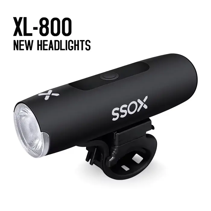 XOSS XL400 800 Feu de vélo en aluminium Phare
