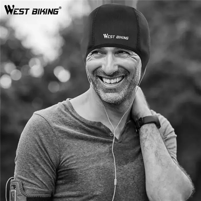 WEST BIKING-Doublure de casque thermique coupe-vent pour homme et femme