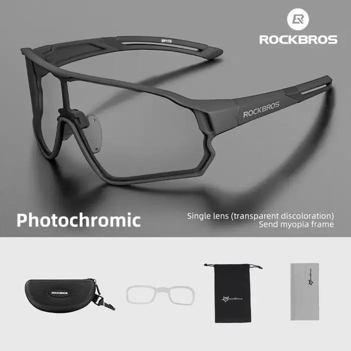 ROCKBROS lunettes de cyclisme photochromiques vtt