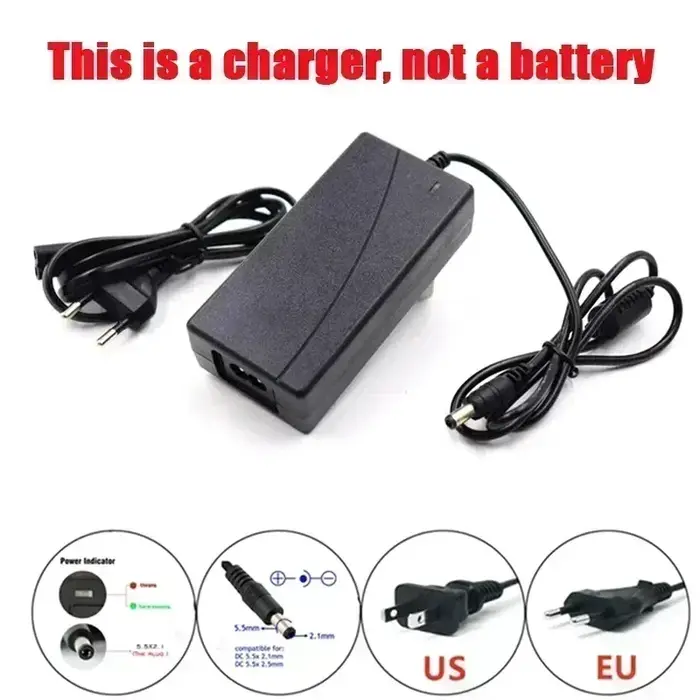 Batterie au lithium-ion 60V 100000mAH100Ah 16S2P 18650 pour vélo électrique, scooter électrique avec