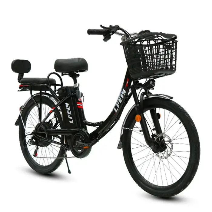 48V 350W vélo électrique pour adultes déplacement en ville 7 vitesses 26 pouces