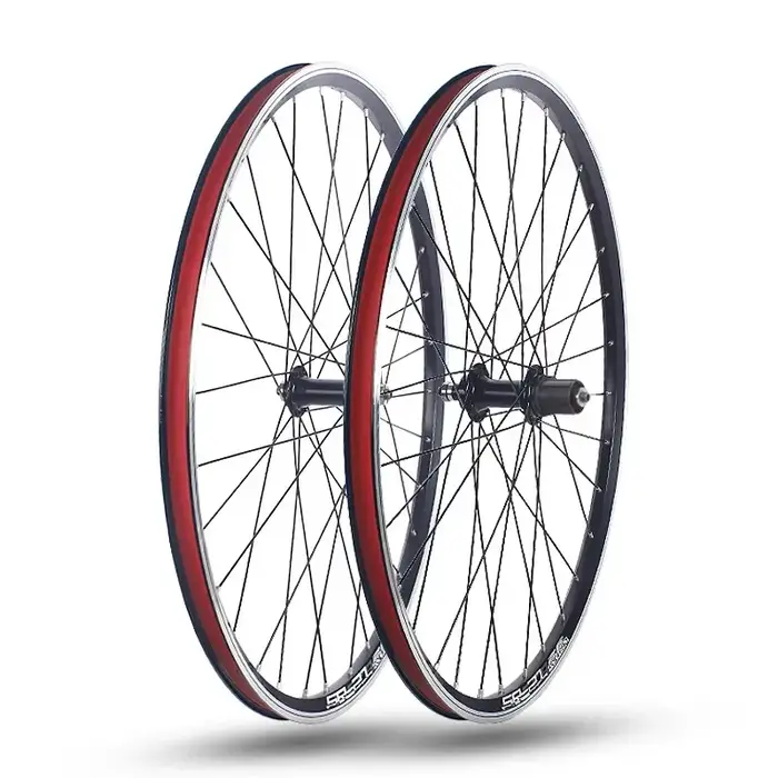 Paire de roues de vélo de route en alliage d'aluminium