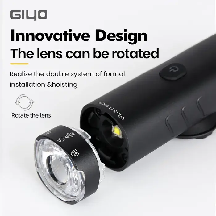 Lampe de vélo Giyo 900-1500 LM