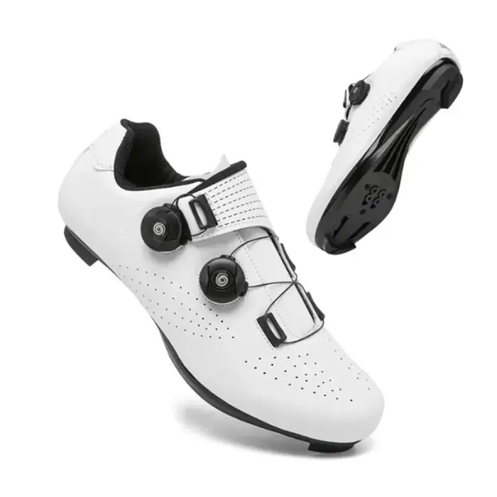 Chaussures de cyclisme sur route professionnelles, chaussures à clipser SPD pour pédales plates, cha