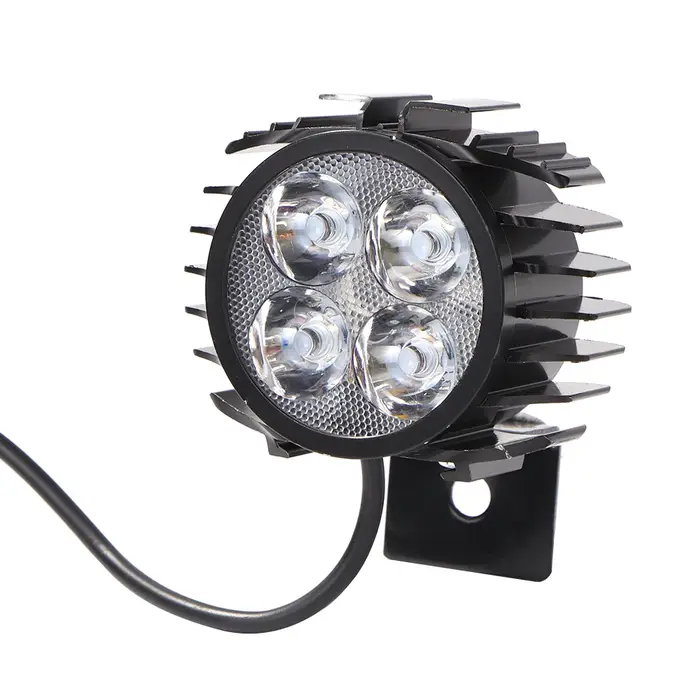 Lumière de vélo LED lampe de klaxon de vélo pliante électrique IPX4 phares LED étanches