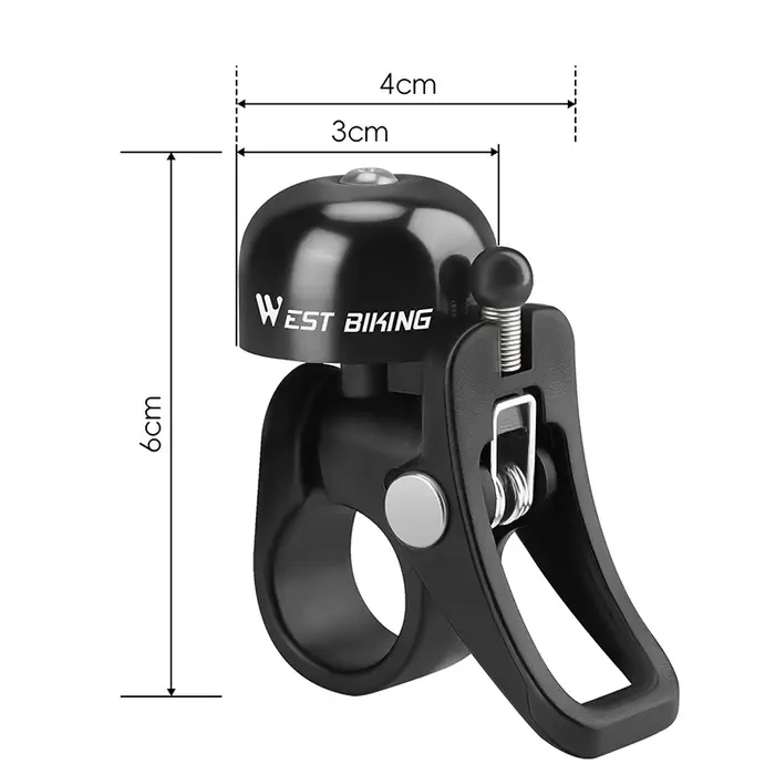 WEST BIKING – sonnette de vélo de montagne, Signal d'avertissement de sécurité, sonnette de vélo rét