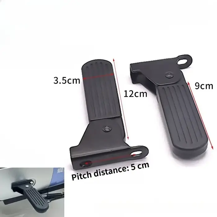 1 paire de pédales avant pliables pour vélo électrique, pièces de cyclisme antidérapantes en alliage