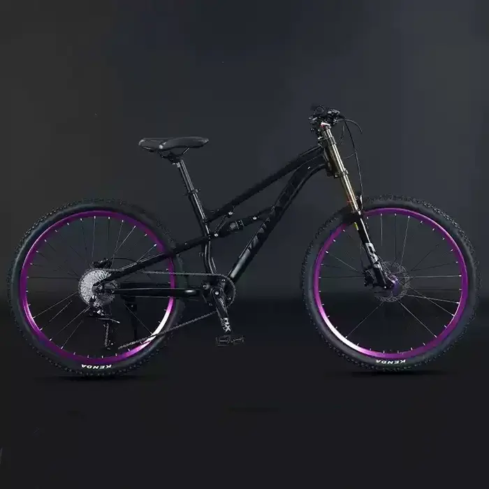 27.5/26 pouces DH AC vtt vélo descente vélo huile frein à disque cadre en alliage d'aluminium fourch